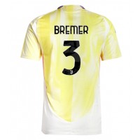 Juventus Gleison Bremer #3 Bortatröja 2024-25 Korta ärmar